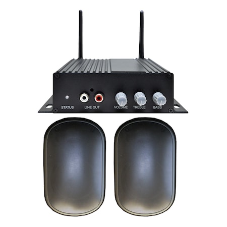 Speco Technologies a-live Kit, Amplifier and Speakers, AACEK1B AACEK1B